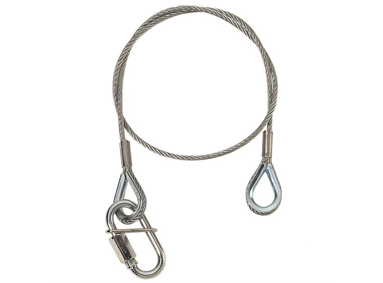 Adam Hall Accessories S 37060 - Safety Rope 3 mm with Chain